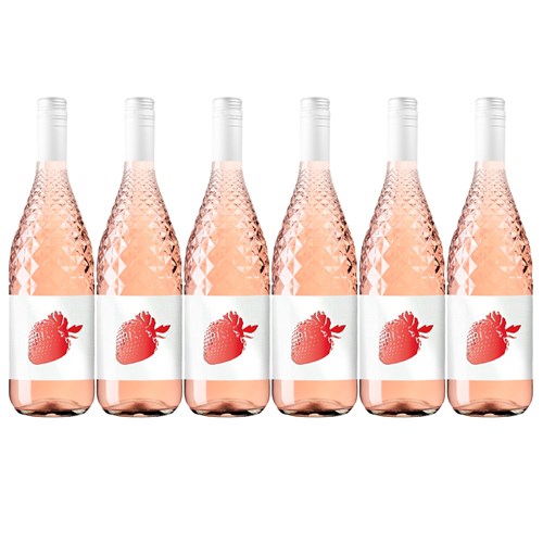 Case of 6 Citrusly Strawberry Tempranillo Rosado Wine 75cl ** Introductory Offer ** - Perfect Gift